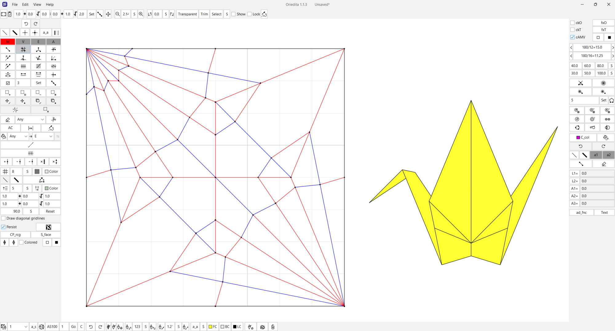 Screen shot of Oriedita