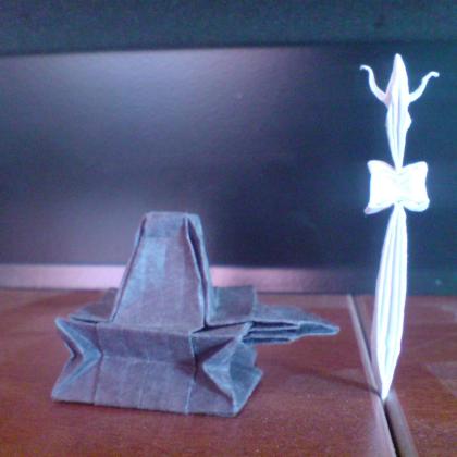Shivling and Trishul with Damaru